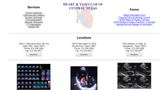 Desktop Screenshot of heartvasculartexas.com
